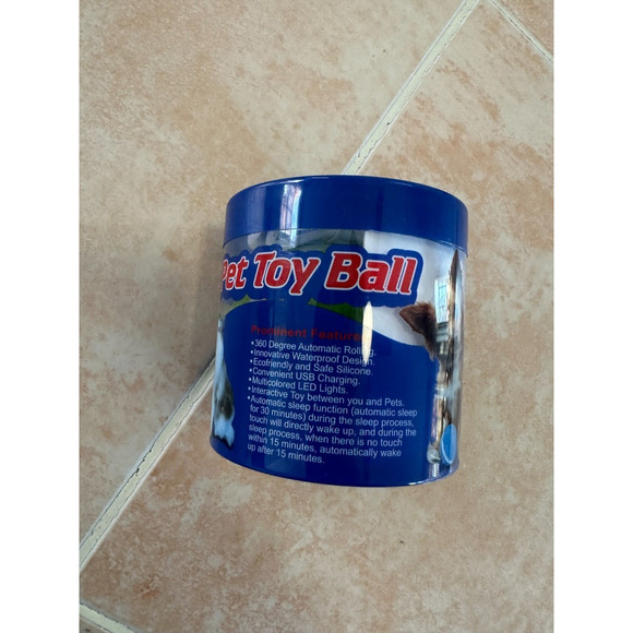 New! Open box-Ball for Dogs USB Rechargeable Moving Interactive Wicked Pet Toy - Picture 6 of 7